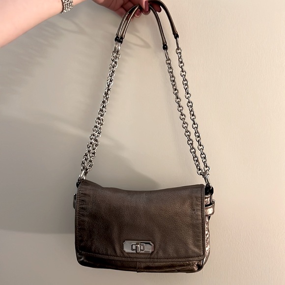 Pewter Coach Purse - Picture 3 of 9